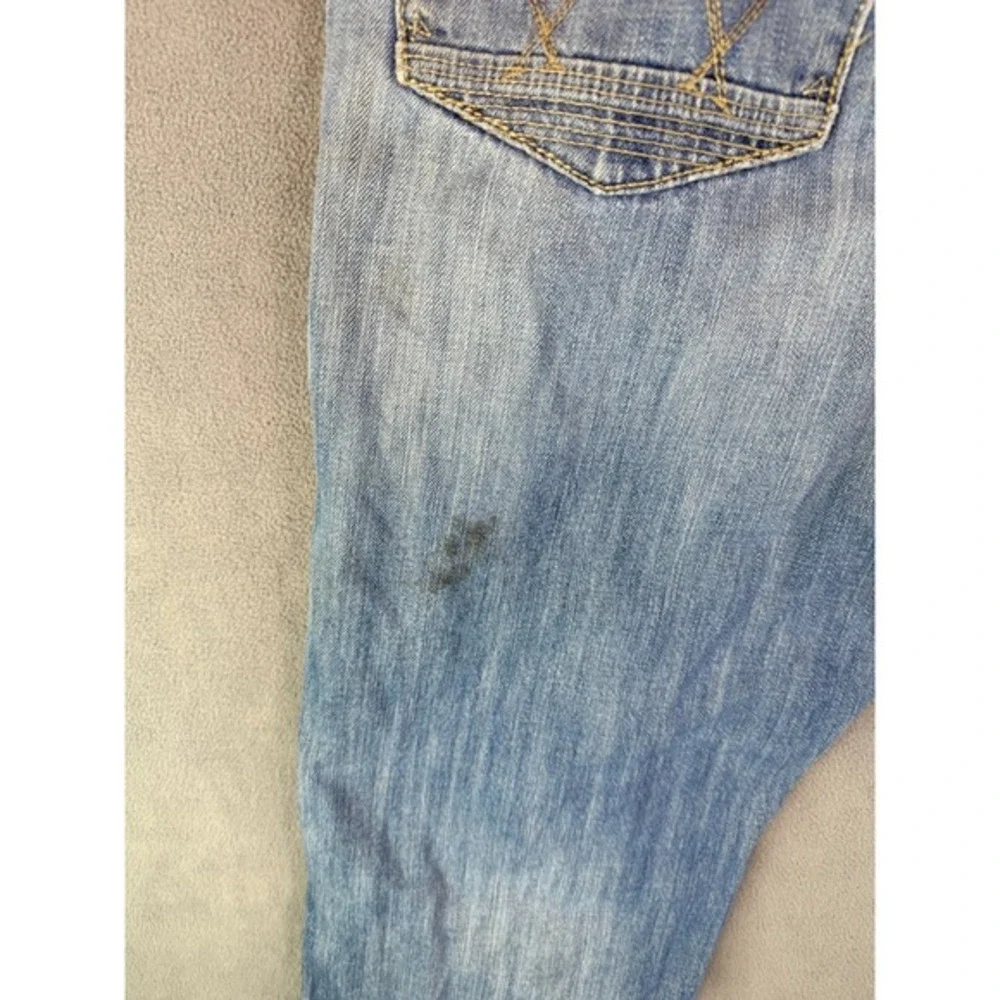 Wrangler Retro Relaxed‎ Boot Jeans Mens 34x31 (TAG 35X32) Western Cowboy STAINS